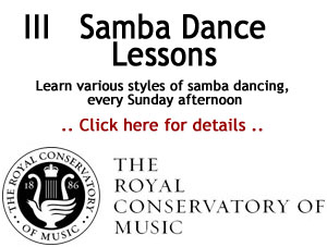 Royal Conservatory of Music Brazilian Samba course